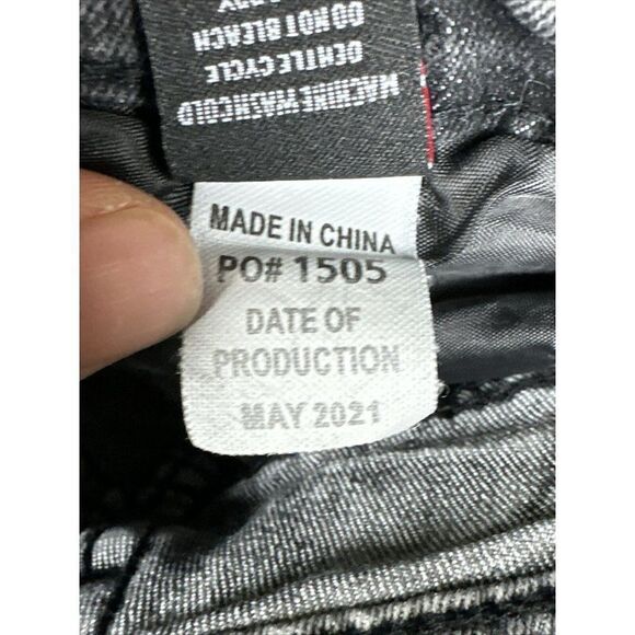 MECCA Stretch Fit Jeans Denim Pants Fashion Style Gray Black Kids Youth Boys 16 - Picture 7 of 7